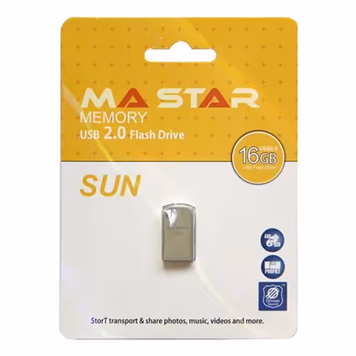 فلش مموری ام ای استار 16 گیگابایت مدل MA STAR SUN USB2