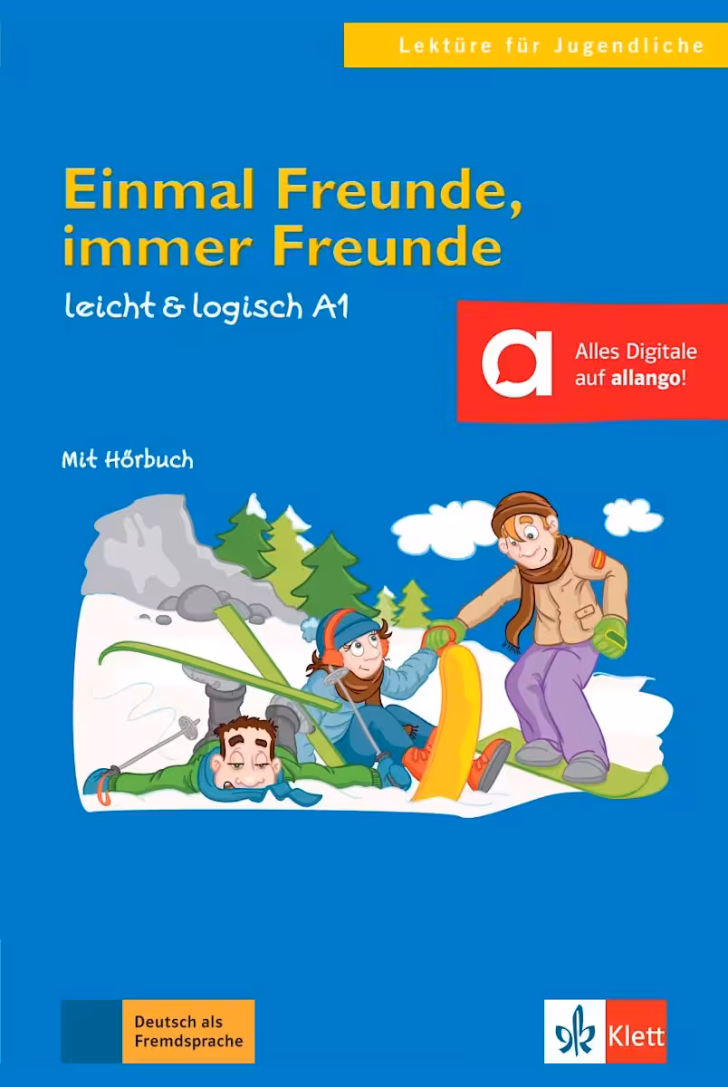 کتاب داستان آلمانی Einmal Freunde, immer Freunde A1