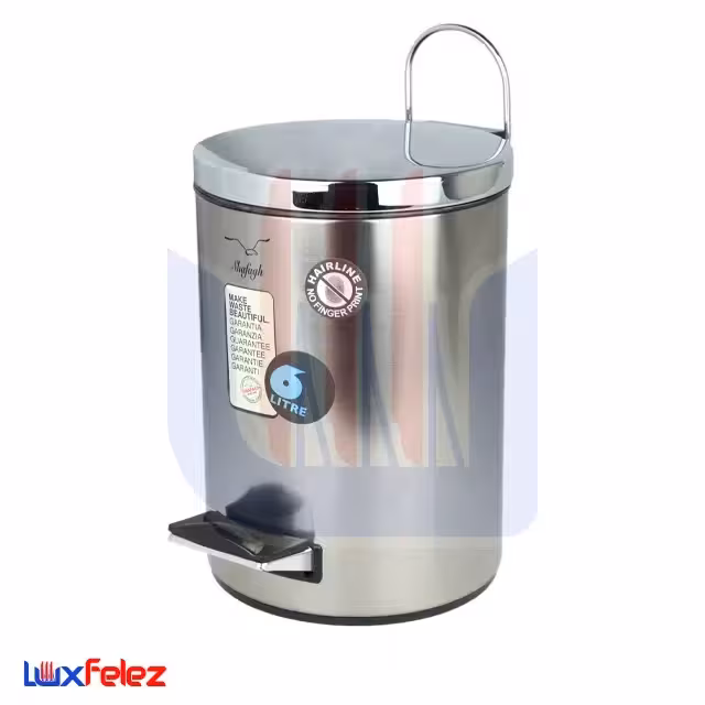 سطل پدال دار شفق مدل 6 لیتری