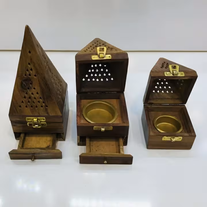 بخور سوز چوبی گشته سوز زغالی سایز متوسط