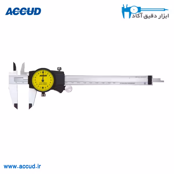کولیس ساعتی 20 سانتی متر (طرح میتوتویو) Accud (آکاد) مدل 103-008-11
