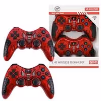 گیم پد دوبل شکدار حرفه ای بیسیم  XP-MX217WN