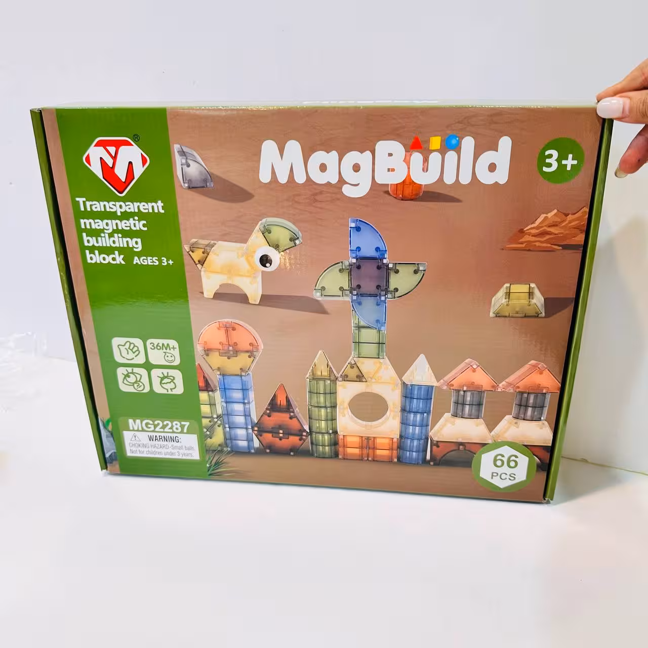 بلوک های مگنتی 66 قطعه