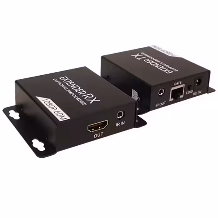 توسعه دهنده HDMI روی کابل شبکه 60 متر کی نت مدل K-EXHD0060