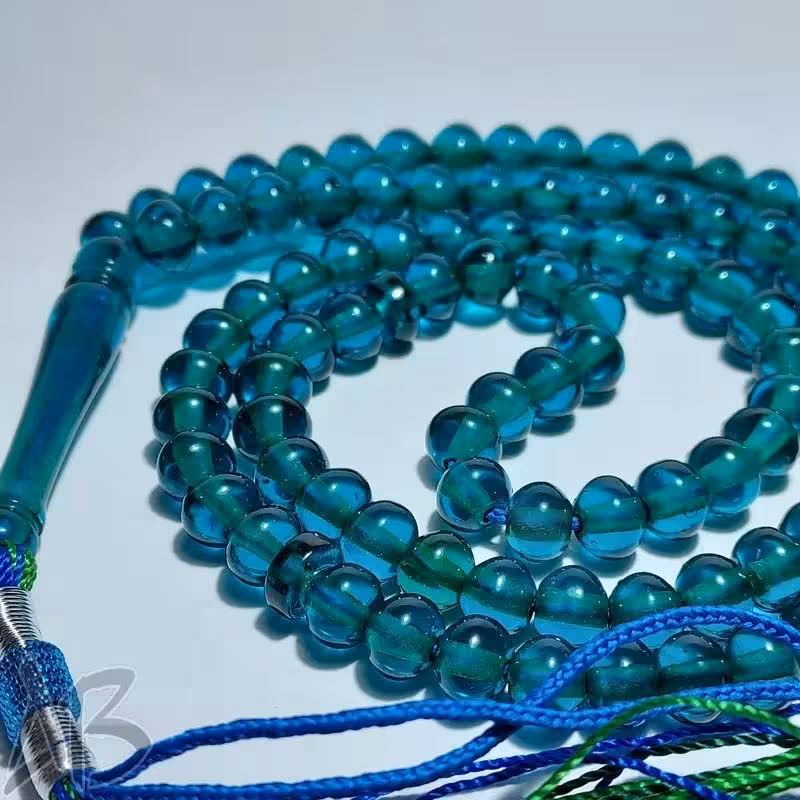 تسبیح سندلوس صددانه (101 دانه) بودار گرد ریز و بسیار خوشرنگ کد 903 آقابزرگ