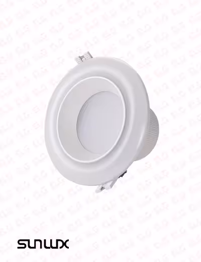 چراغ سقفی توکار 10 وات سان لوکس مدل D101R