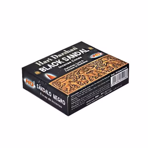 عود خوشبو کننده هوا اچ دی BLACK SANDAL مخروطی