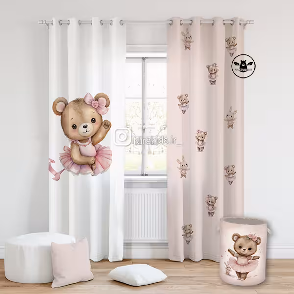 پرده طرح تدی بالرین