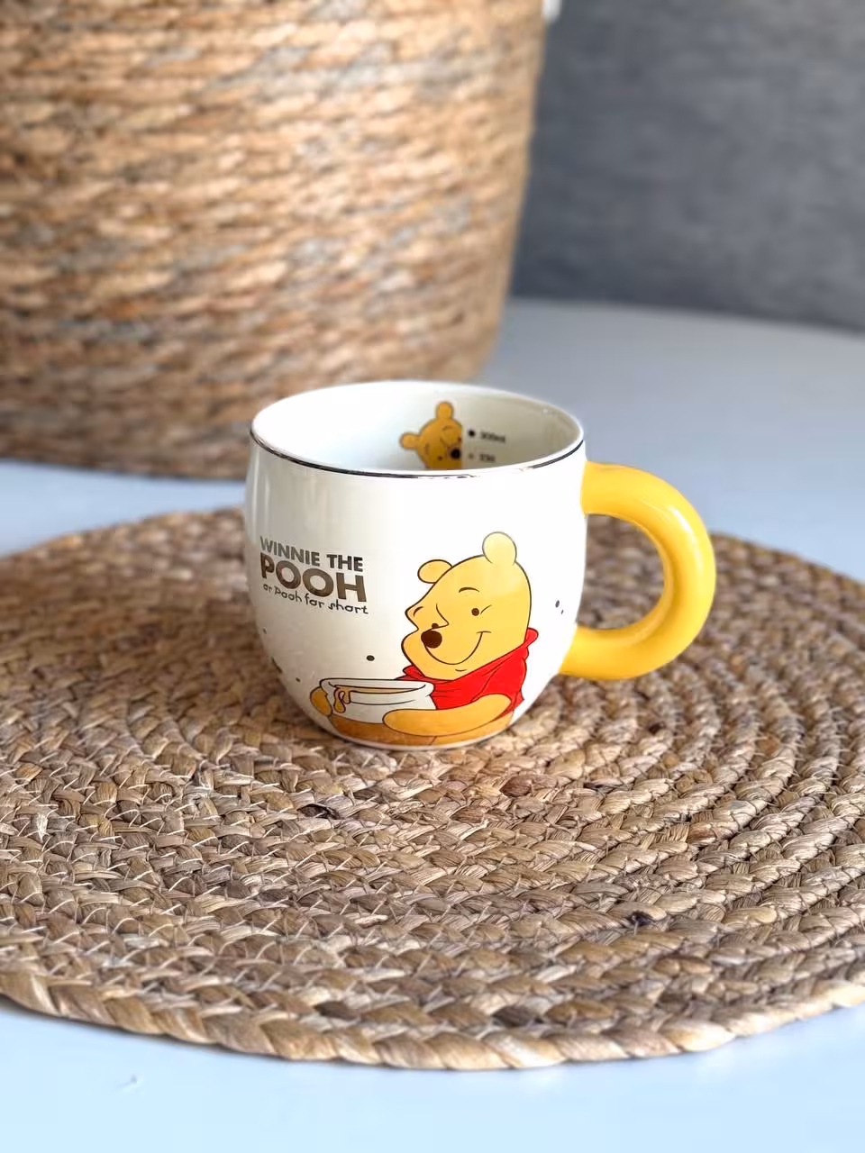 ماگ دیزنی لبه طلایی طرح پو کد 6437