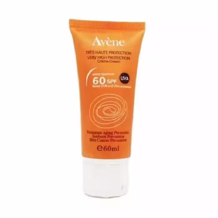 کرم ضد آفتاب 60 میلی لیتر بی رنگ SPF 60 برند اون AVEN