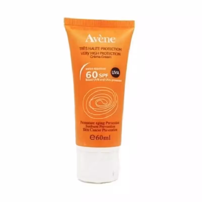 کرم ضد آفتاب 60 میلی لیتر بی رنگ SPF 60 برند اون AVEN
