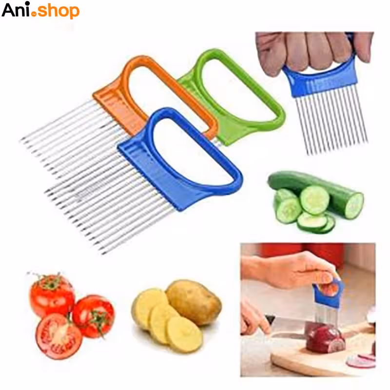 چنگال اسلایسر سوزنی جنس بدنه فلز جنس دسته پلاستیک