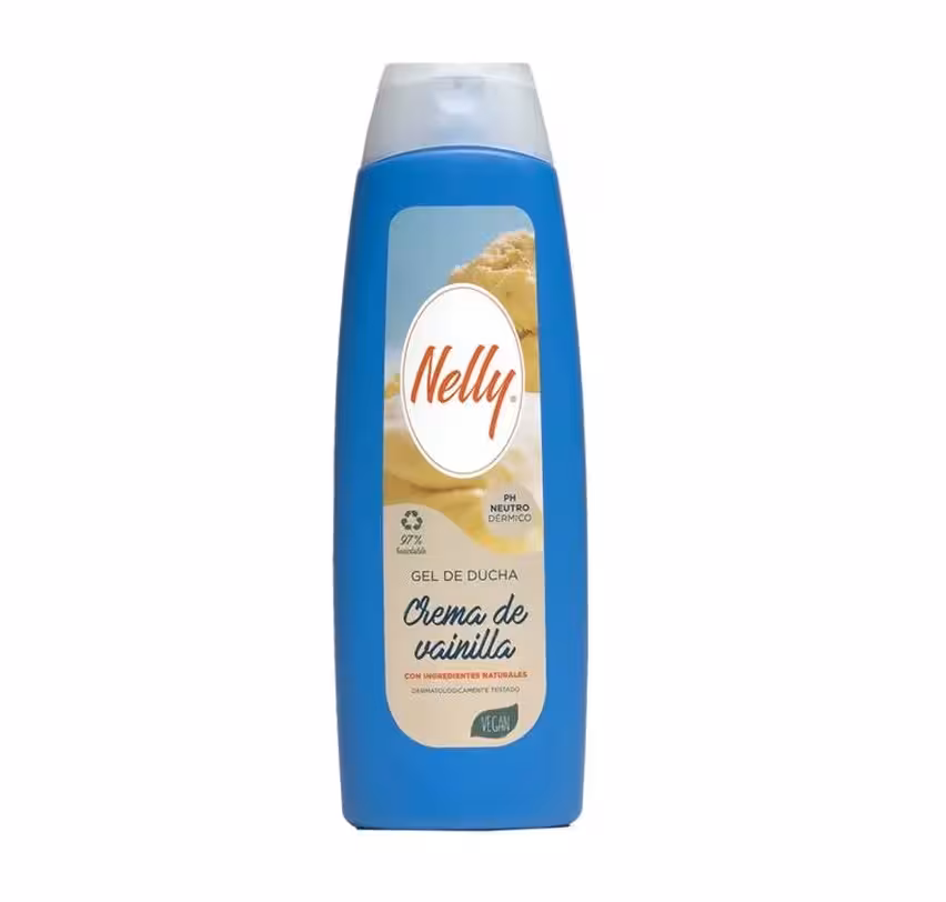 شامپو بدن گیاهی نلی با رایحه وانیل 600ml