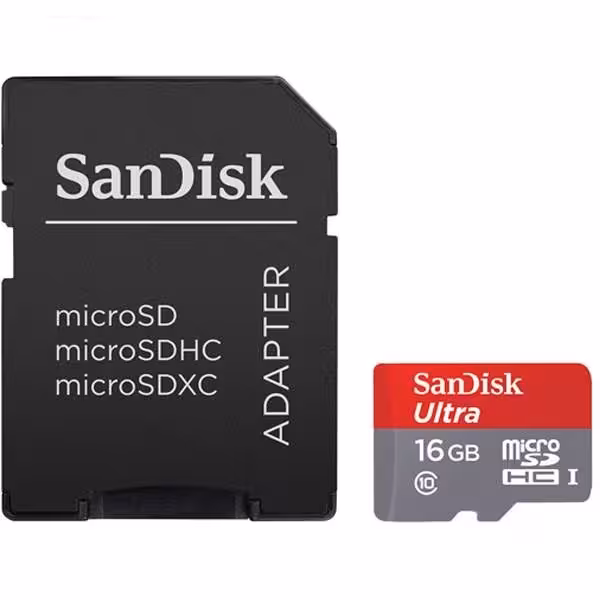 کارت حافظه microSDHC سن دیسک مدل Ultra کلاس 10 ظرفیت 16GB (بدون پک)