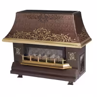 شومینه گازی ایران شرق مدل 180 آذرخش طرح رزیتا