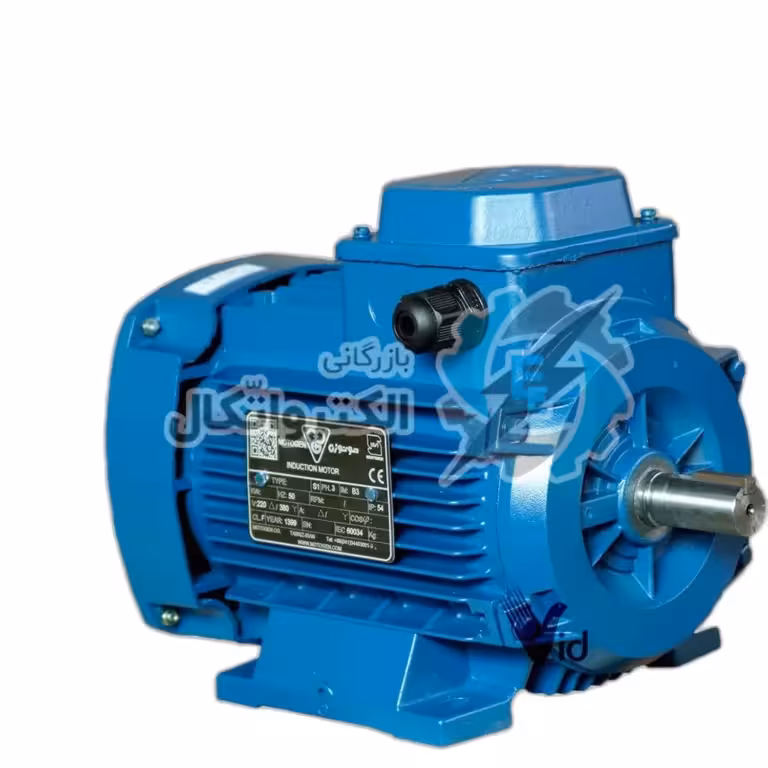 الکتروموتور سه فاز آلومینیومی موتوژن 3000 دور 63-2A 0.18kw