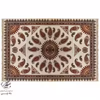 سفره قلمکار و رومیزی طرح بته جقه درشت ترنج 135 در 200 سانت