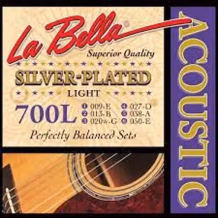 سیم گیتار آکوستیک لا بلا مدل 700LLa Bella Acoustic Guitar String 700L