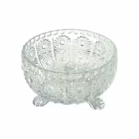 شیشه پیاله سه پایه گرد قطر 8 ارتفاع 5.5