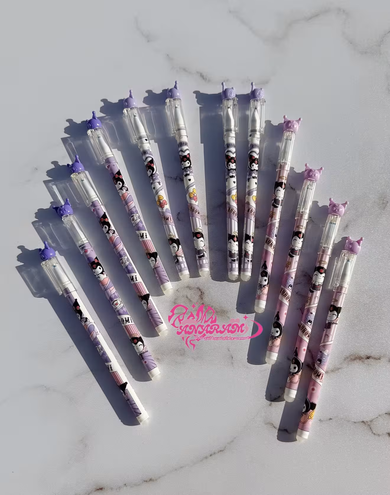 خودکار پاکشونده طرح کرومی خودکار فانتزی با قابلیت پاک کردن متن