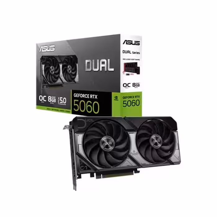 کارت گرافیک ایسوس مدل Dual GeForce RTX 5060 8GB GDDR7 OC Edition