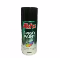 رنگ اسپری مشکی مات RAL 9005 آکفیکس Akfix