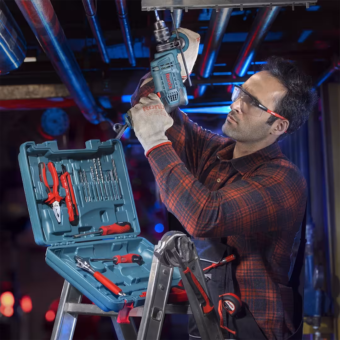 کیت دریل برقی چکشی 13 میلی متریRS-0001