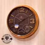 SCHOBERT شوبرت ساعت  دیواری قطر 50 طلایی صفحه مشکی  5320GN