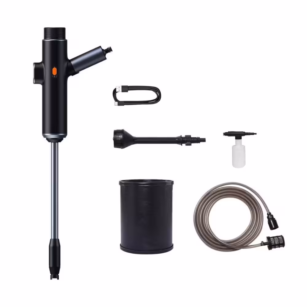 کیت 5تایی شست و شوی خودرو بیسوس Baseus Dual Power Portable Electric Car Wash Nozzle Set TZCRDDSQ-01