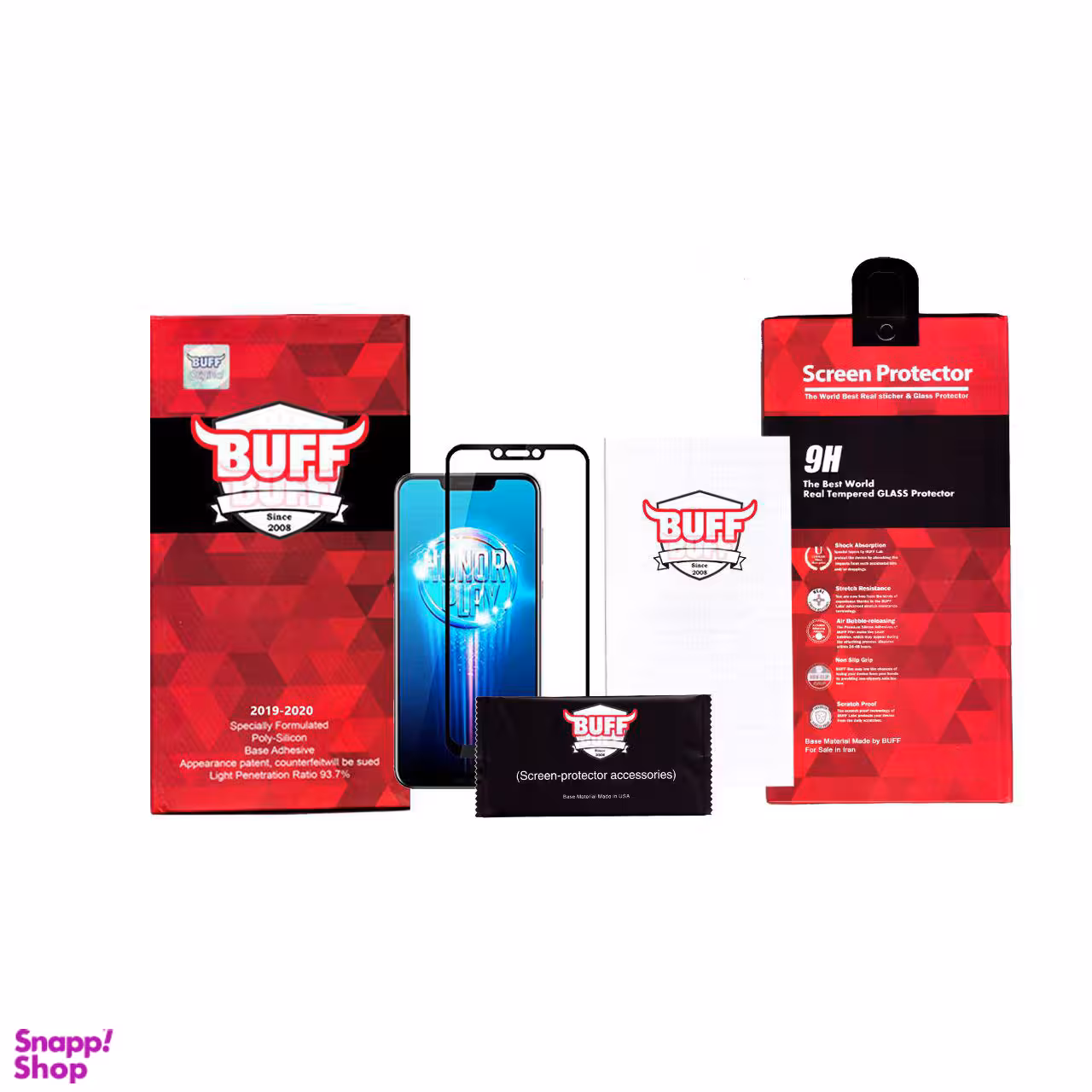 محافظ صفحه نمایش 5D بوف مدل F33 مناسب برای گوشی موبایل آنر Play