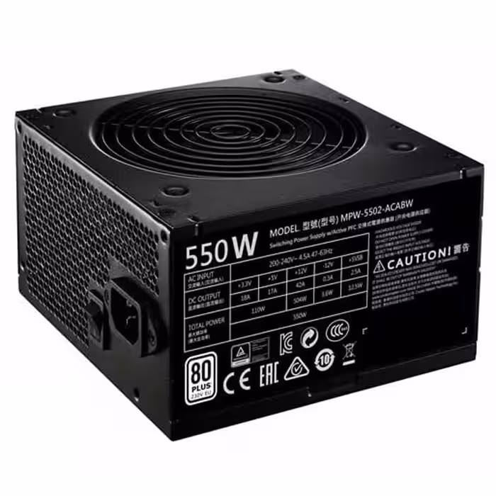 پاور کولر مستر مدل MWE White با توان 550 وات