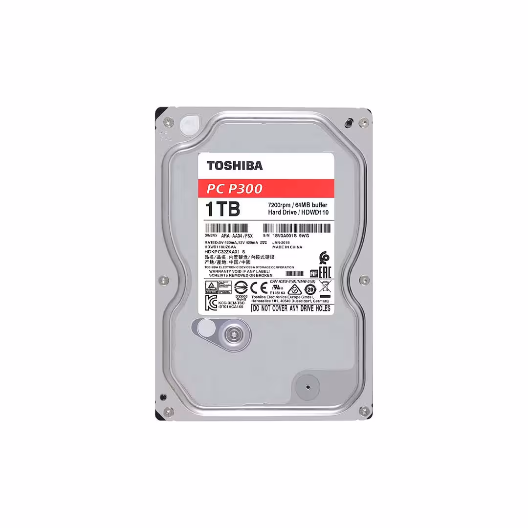 هارد اینترنال توشیبا Toshiba P300 PC ظرفیت 1 ترابایت