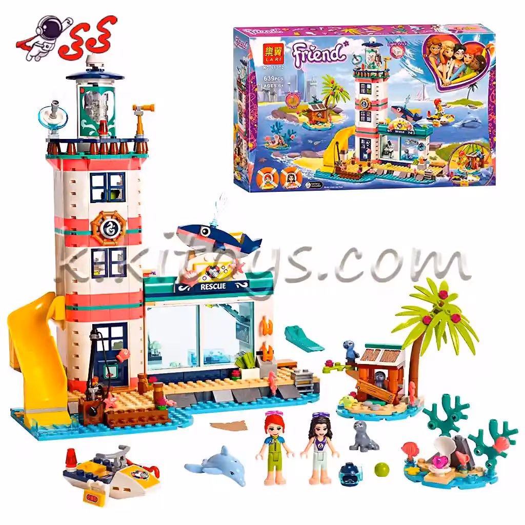 لگو ساختنی دخترانه برج تفریحی جزیره فرندز مدل لاری LARI 11372 Friends