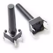 تک سوئیچ 4 پین سایز 6*6*19 میلیمتر بسته 10 عددی