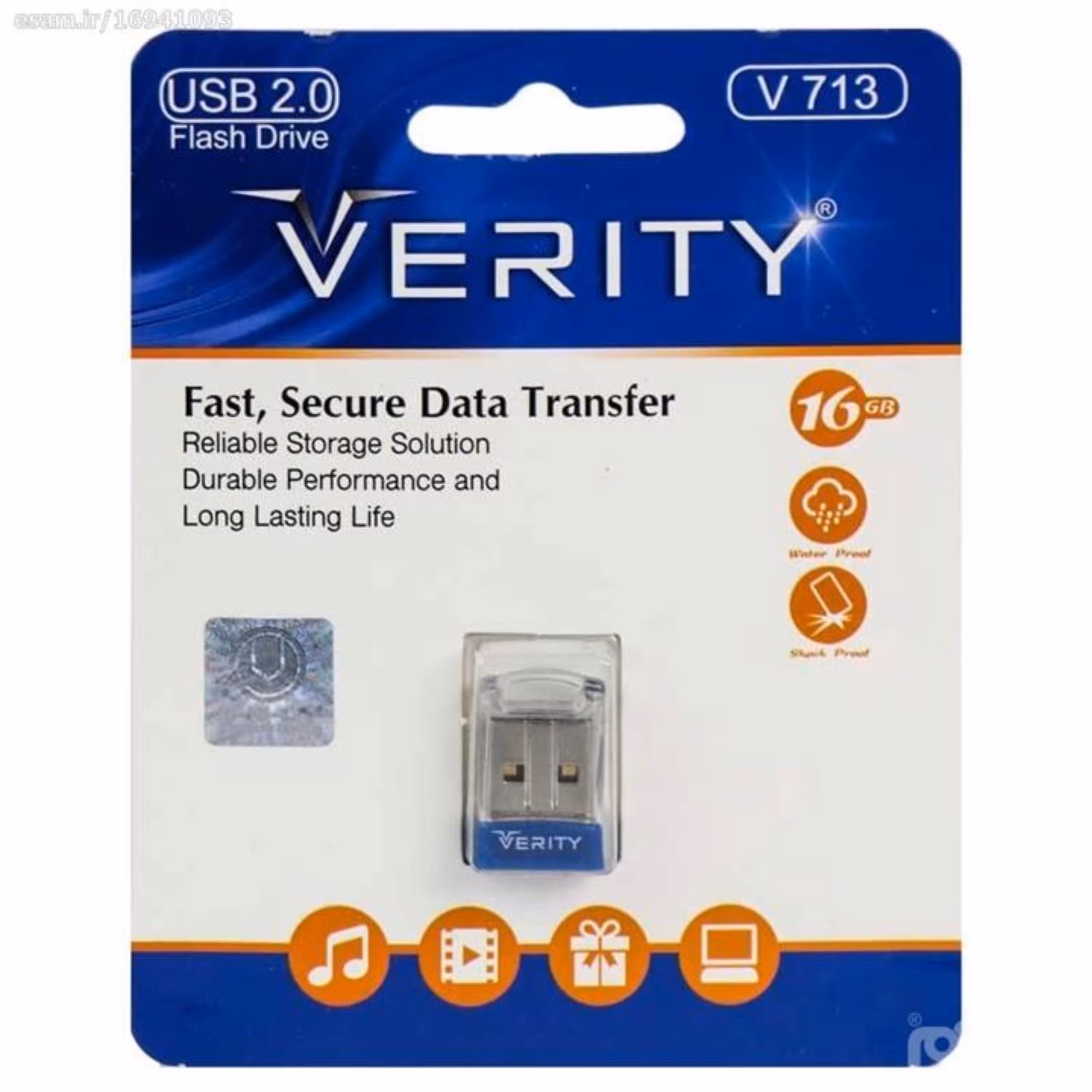 فلش مموری وریتی مدل V713 ظرفیت 16 گیگابایت