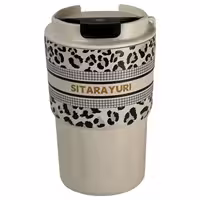 تراول ماگ سیتارایوری پلنگی مدل ZF-042 گنجایش 0.36 لیتر (رنگبندی)