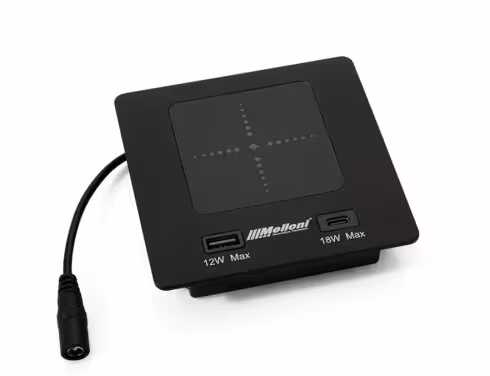 شارژر وایرلس مشکی ملونی