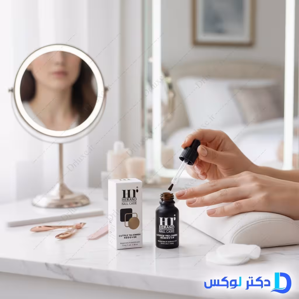 محلول رفع زردی کوتیکول ناخن هراند