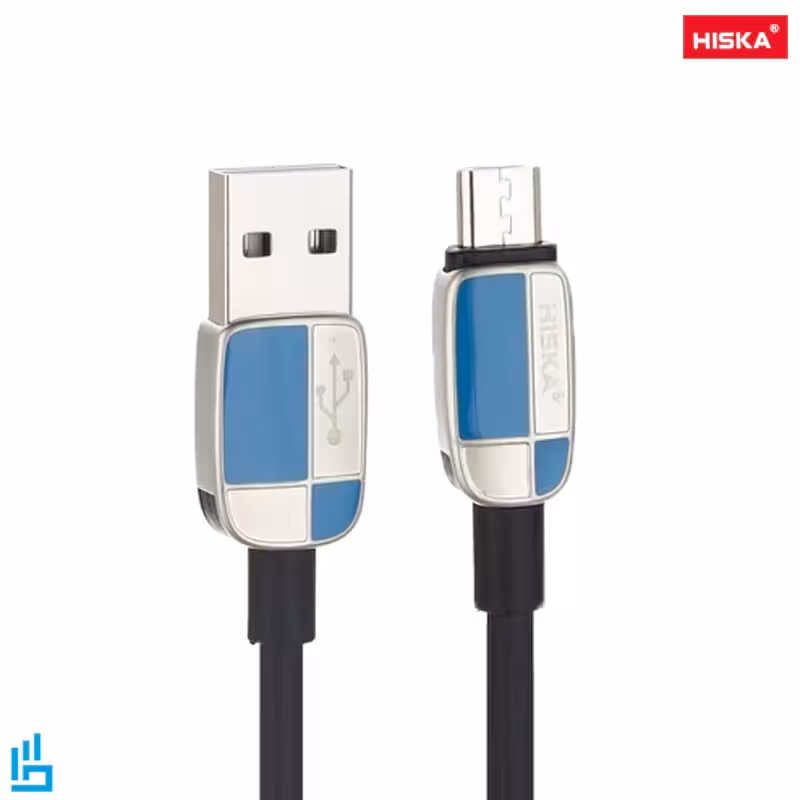 کابل تبدیل (اندرویدی) میکرو MicroUSB LX-833 هیسکا HISKA طول 1 متری | اکسلنت کالا