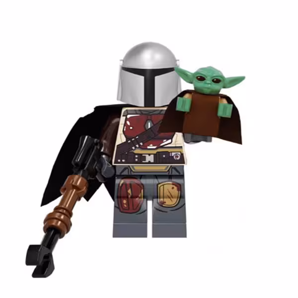 مینی فیگور مندلورین و بیبی یودا