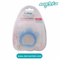 دندان گیر تمام سیلیکونی مایا طرح گل