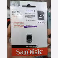 فلش 128گیگ سن دیسک اولترا فیت اورجینال(ارسال رایگاااان)