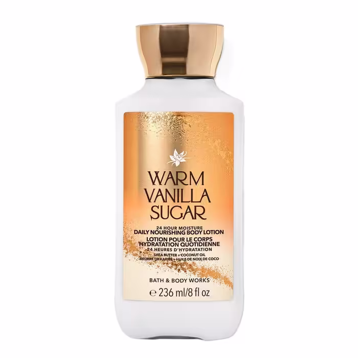 لوسیون وارم وانیلا شوگر بث اند بادی ( BATH & BODY – Warm Vanilla Sugar Lotion )