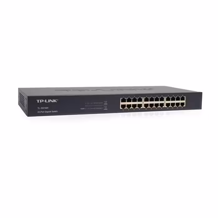 سوییچ 24 پورت گیگابیتی و رکمونت تی پی-لینک مدل TL-SG1024