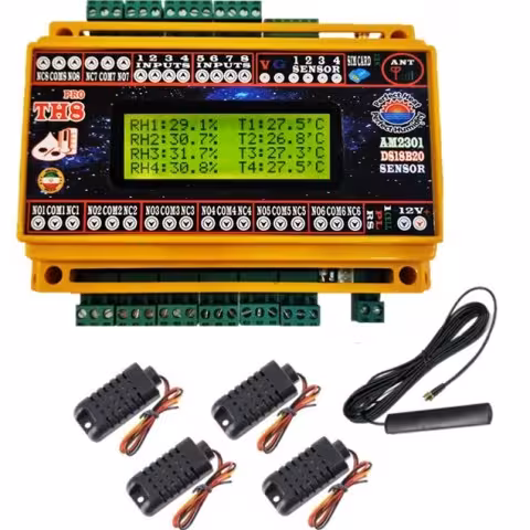 کنترلر دما و رطوبت 4 سنسور TH8 Pro