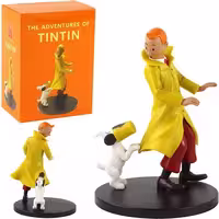 Tintin red armchair فیگور تن تن به همراه میلو
