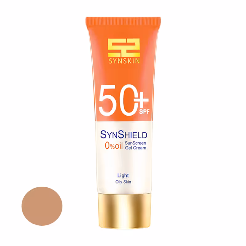 کرم ضد آفتاب رنگی ساین اسکین SPF 50 مدل Syn Shield ‌مناسب برای پوست‌های چرب روشن حجم 50 میلی‌لیتر(انقضا 2027/04)