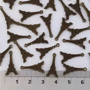 لوازم بدلیجات دستبند زرد قلم ایفل