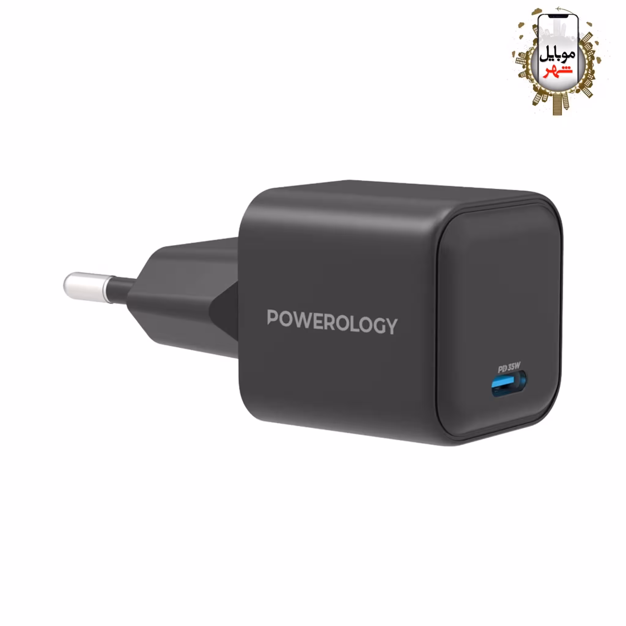 سرشارژر اولترا کوییک پاورولوژی Powerology Ultra-Quick Charger EU P35WSPCEU