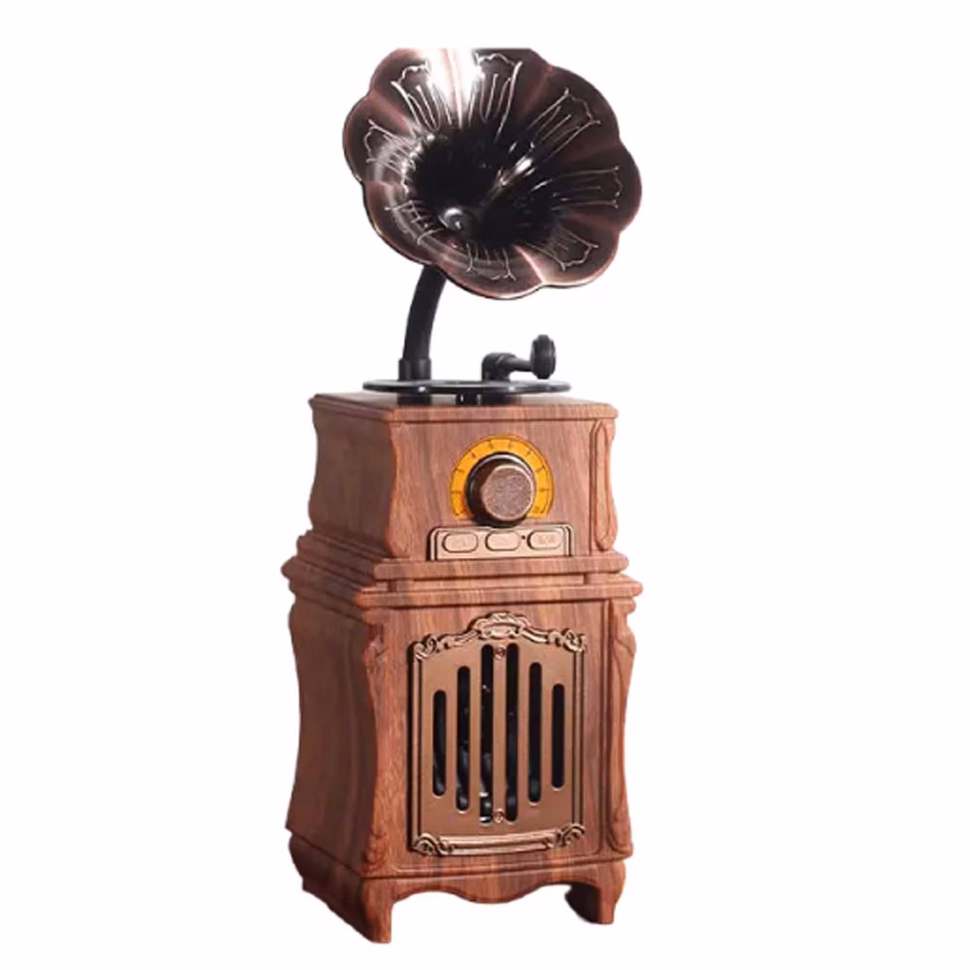 اسپیکر بلوتوثی موزیک آپولو مدل S31 طرح گرامافون